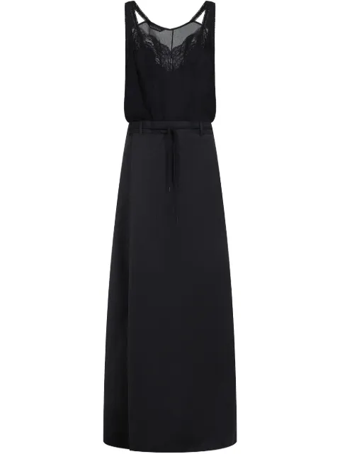 Balenciaga patched maxi dress Black 814348TLO32