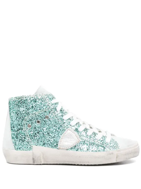 Philippe Model Paris glitter sneakers Blue PRHDGL04