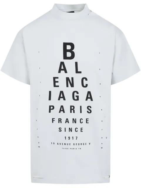 Balenciaga logo-print T-shirt White 811688TRVU6