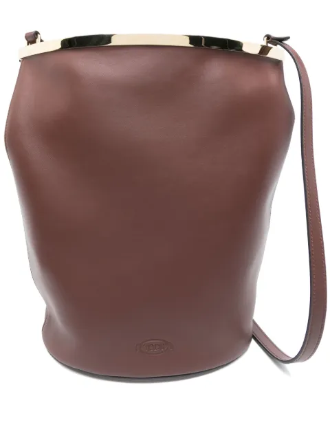 Tod's leather shoulder bag Brown XBWCRNK0200UCT
