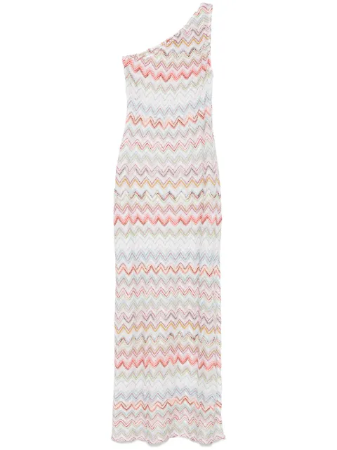 Missoni zigzag maxi dress White MS25SQ0PBR0101