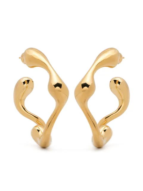Maria Black large Splash hoops Gold 101100YGLPAIR