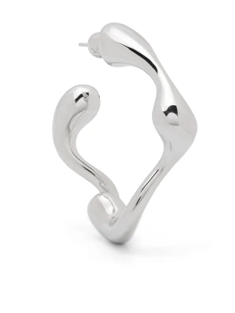 Maria Black large Splash single earring Silver 101100AGLR