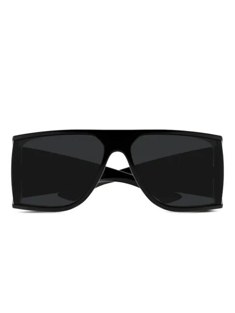 Saint Laurent Eyewear Injection shield-frame sunglasses Black SL806