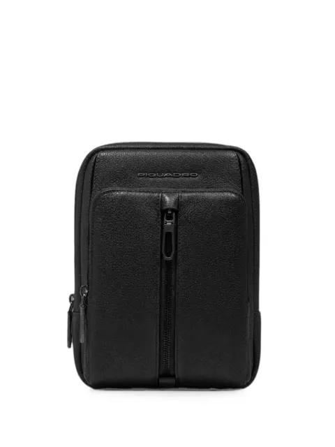 PIQUADRO grained leather backpack Black CA3084W130N