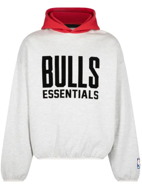 FEAR OF GOD ESSENTIALS x NBA Bulls Essentials "Light Heather" hoodie Grey 192AL246304F