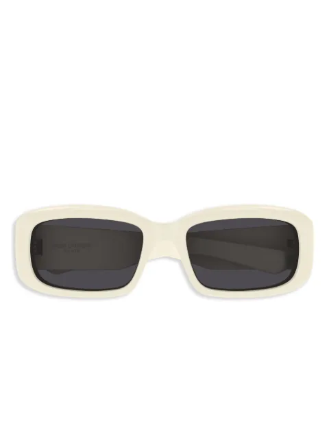 Saint Laurent Eyewear rectangle-frame sunglasses Neutrals SL809