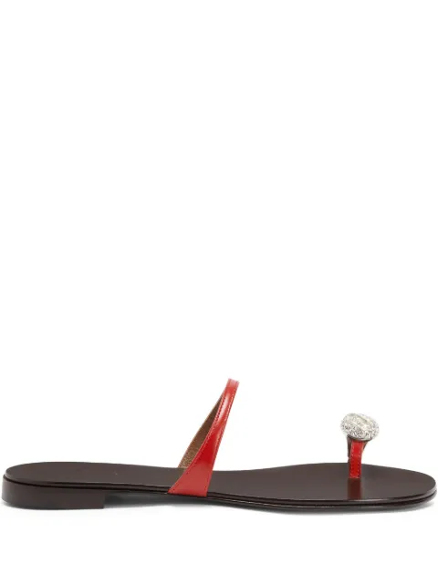 Giuseppe Zanotti Icon Ring sandals Red E500029002