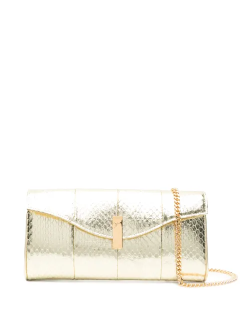 Giuseppe Zanotti Flutie clutch bag Gold EB50001002
