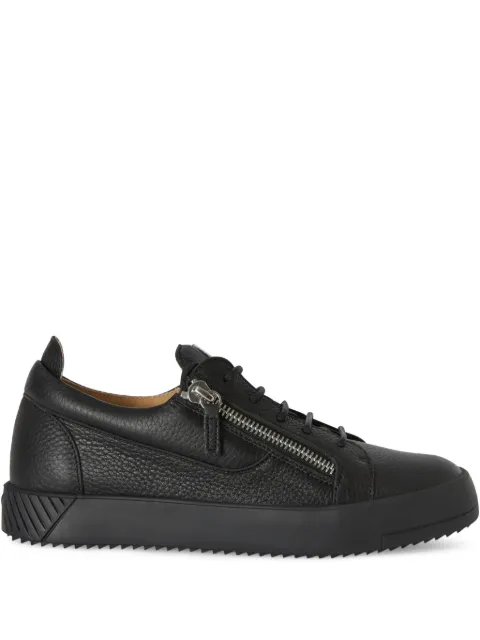 Giuseppe Zanotti Frankie double-zip low-top sneakers Black RU90104H03