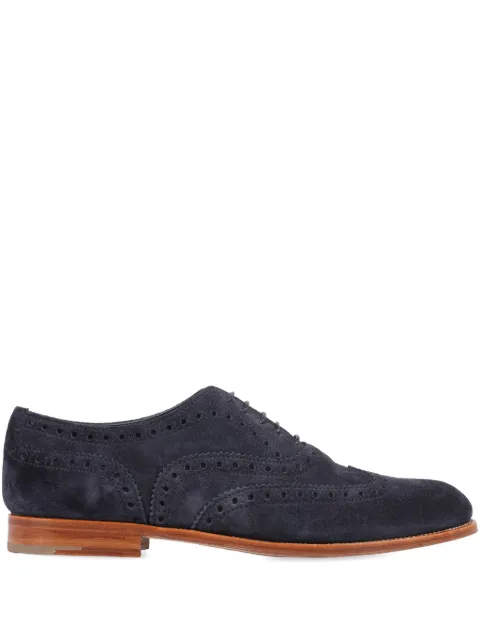 Church's suede lace-up shoes Blue DE0032