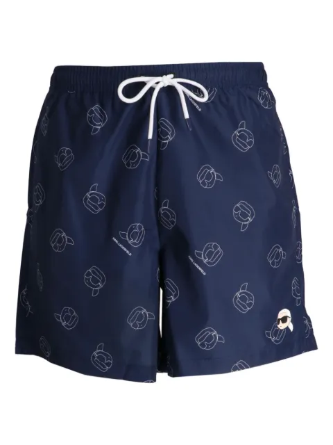 Karl Lagerfeld Ikon swim shorts Blue A1M46060