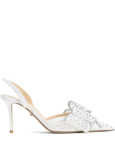 MACH & MACH 85mm Le Cadeau pumps White R25S085485X18B16