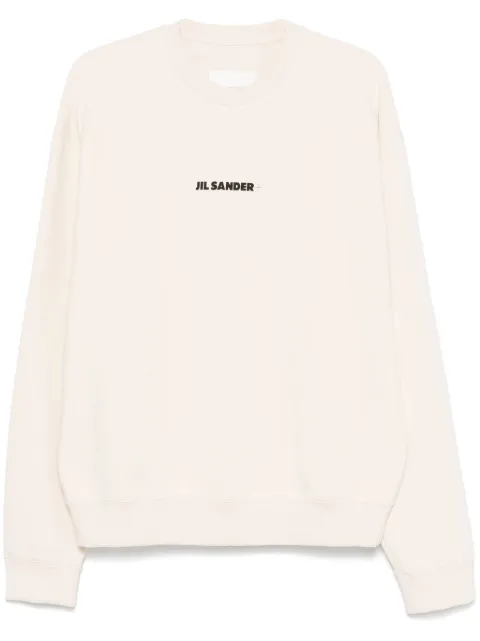 Jil Sander logo-print sweatshirt Neutrals J47GU0132J20010