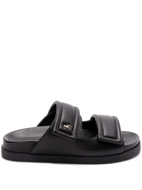 Patrizia Pepe leather slides Black 8X0001L026