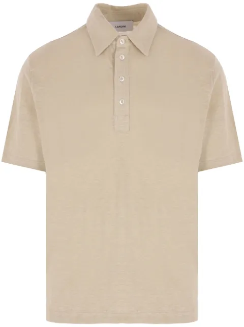 Lardini button-down polo shirt Neutrals ESLPMC79ES64054200