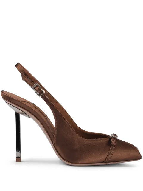 Le Silla 100mm Vittoria pumps Brown 3466D090BXPPSME