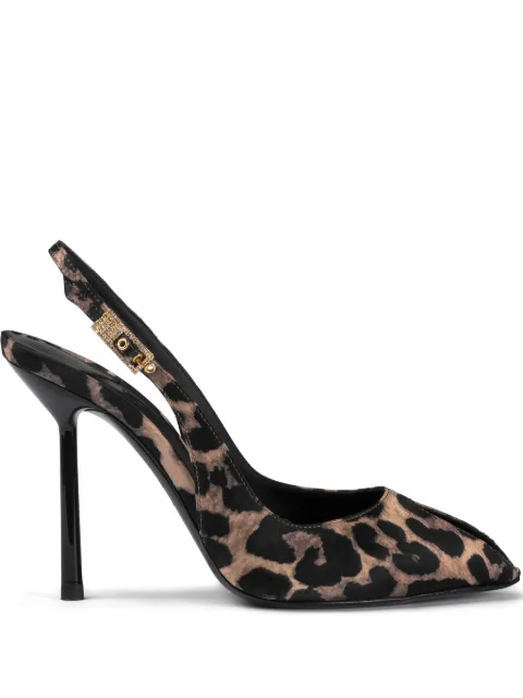 Le Silla 100mm Clivage pumps Brown 5305D090BXPPSAT