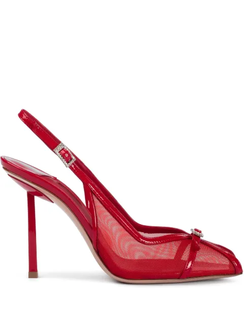 Le Silla 100mm Vittoria pumps Red 3460D090BXPPKAB