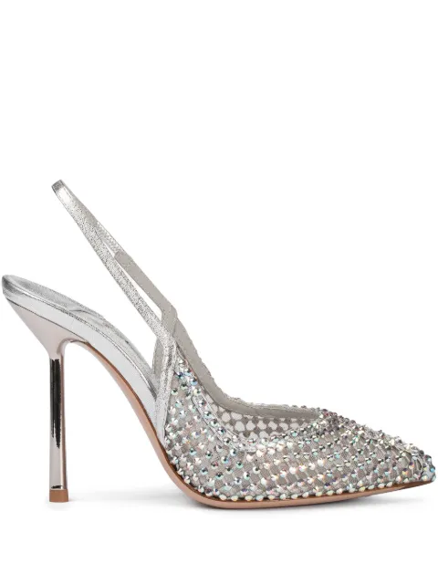 Le Silla 100mm Gilda pumps Silver 5309D090BXPPCAZ