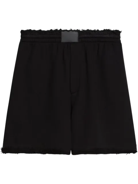 Helmut Lang cotton shorts Black P02HM206