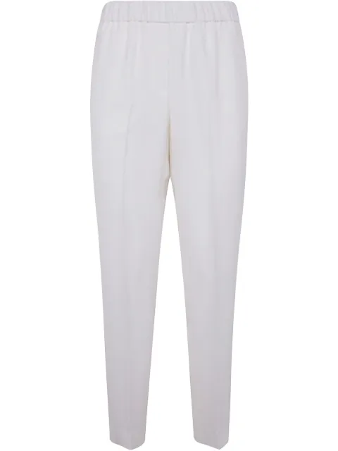 Peserico pleat-detail trousers White P04572Z01972