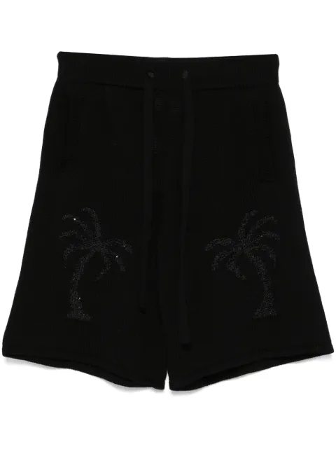 Laneus knitted bermuda shorts Black S5LAMABK067