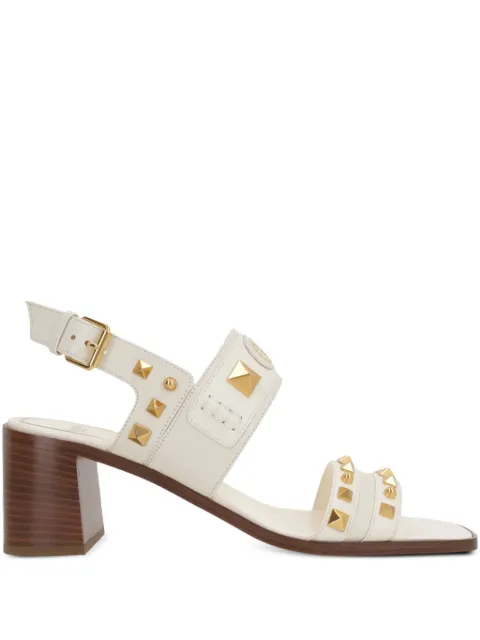 Valentino Garavani 60mm VG Plaster Caster sandals White WS0LQ7EUX
