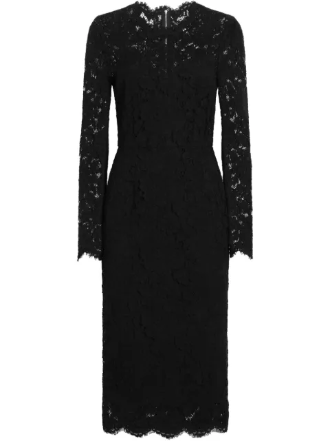 Dolce & Gabbana long sleeve dress Black F6M0DTHLM7L