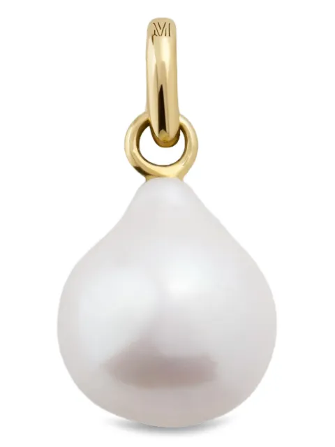 Monica Vinader 14kt yellow gold pearl pendant Gold YGPTBBPTPRL