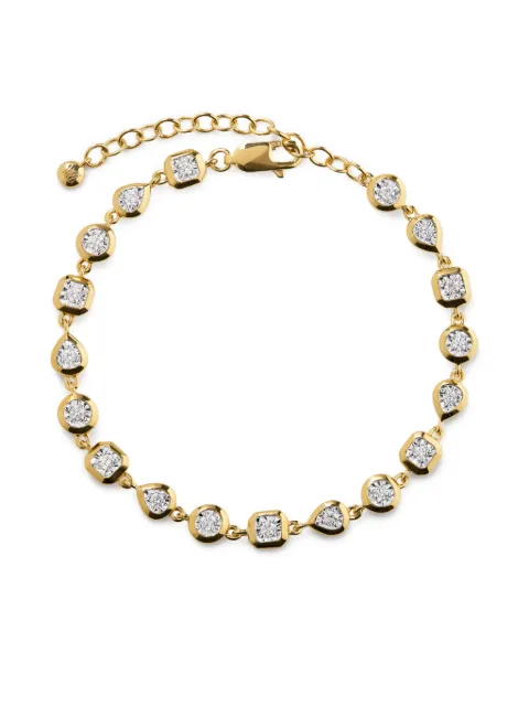 Monica Vinader Bezel bracelet Gold GPBLASMXLGD