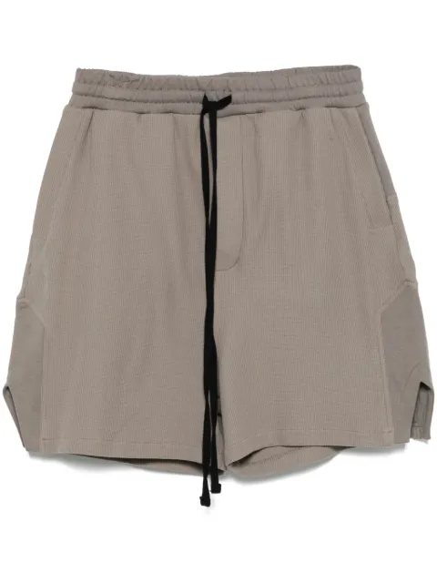 Thom Krom waffle-effect track shorts Grey MST499