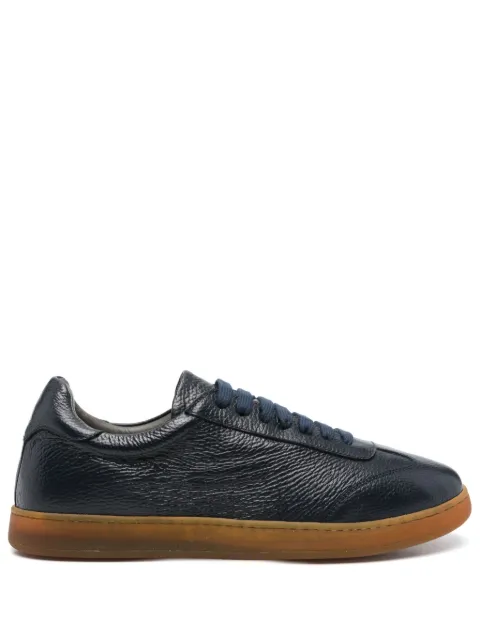 Corneliani leather low-top sneakers Blue 25TM602520910