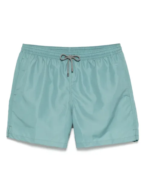 Corneliani logo-print swim shorts Green 25QZ842529308