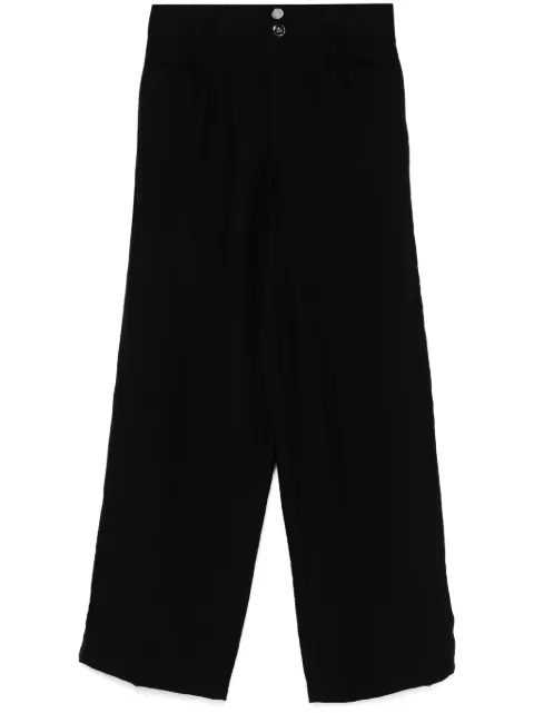 DKNY crinkled trousers Black P41KTR48