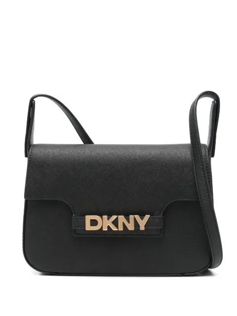 DKNY logo-lettering cross body bag Black R51E1J30