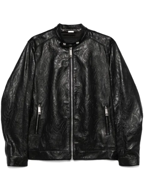 John Richmond leather jacket Black RMP25373GBBGM