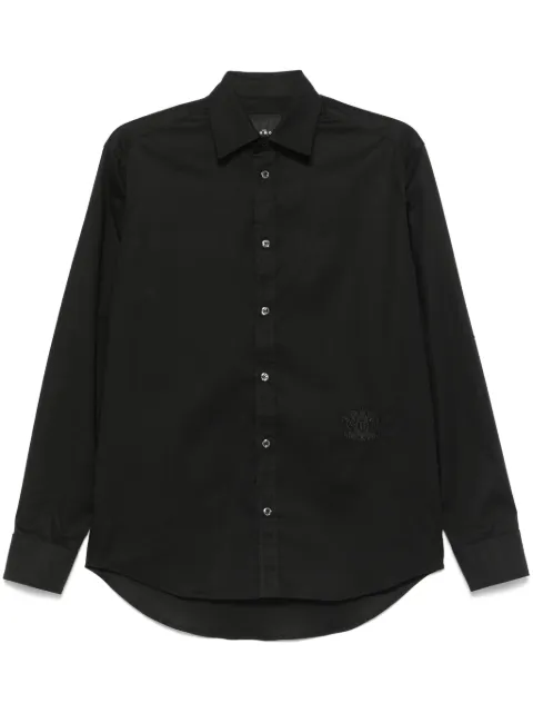 John Richmond logo-embroidered shirt Black RMP25227CA