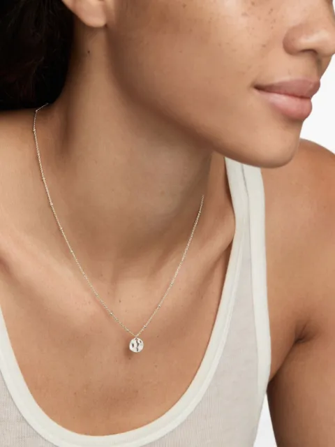 Monica Vinader Siren Muse necklace Silver SSNKSDICNON