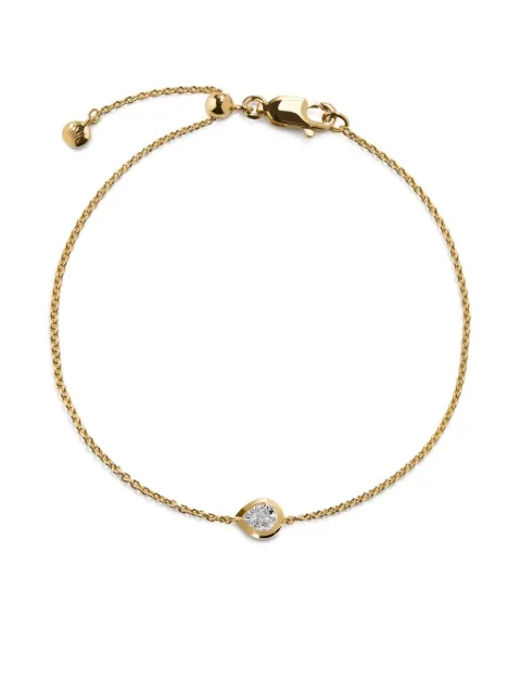 Monica Vinader Pear Diamond bracelet Gold GPBLPEARLGD