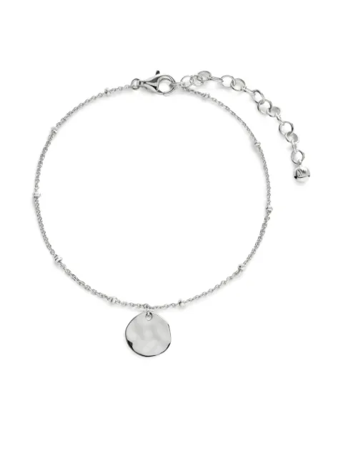 Monica Vinader Siren Muse Disc bracelet Silver SSBLSDICNON