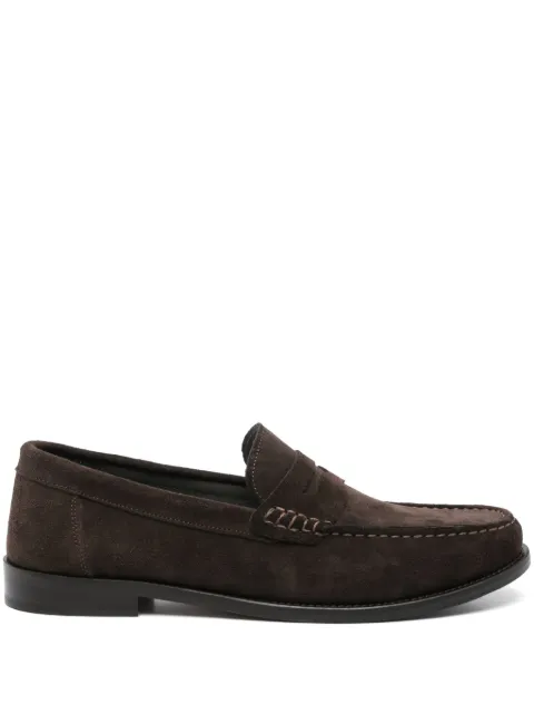 Corneliani suede loafers Brown 25TM172520918