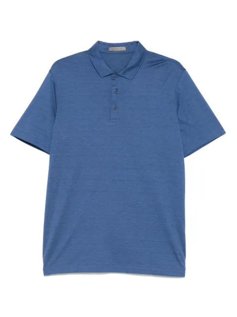 Corneliani short sleeve polo shirt Blue 25G5522525023