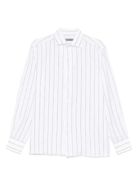 Corneliani linen shirt White 25P2132511332