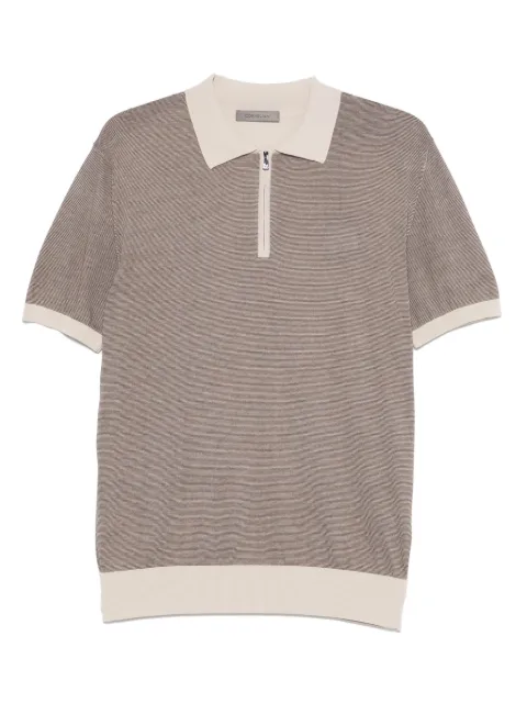 Corneliani knitted polo shirt Brown 25M5222525105