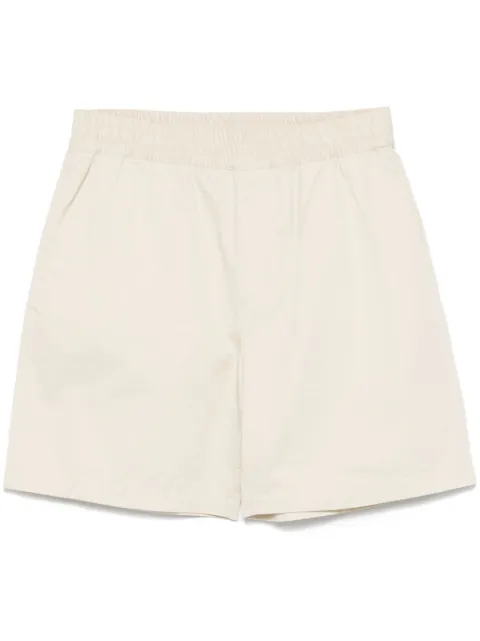 Axel Arigato Stitch Embroidered shorts Neutrals A3124001