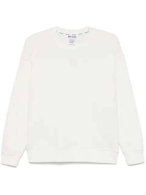 DKNY logo-embroidered sweatshirt White DJ4T1344