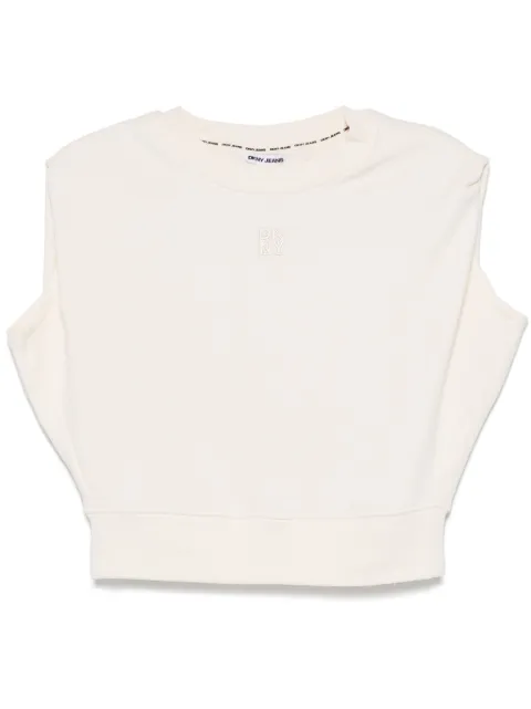 DKNY sleeveless sweatshirt Neutrals DJ5T1397