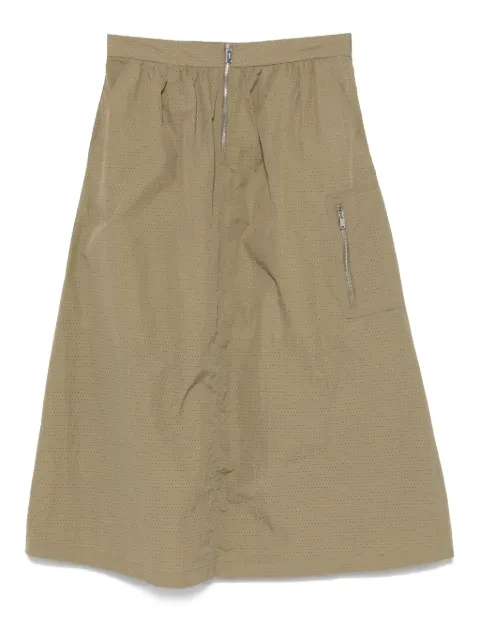 DKNY perforated midi skirt Green P5BNSAFC