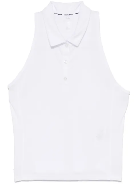 DKNY racerback polo tank White DP5T1185